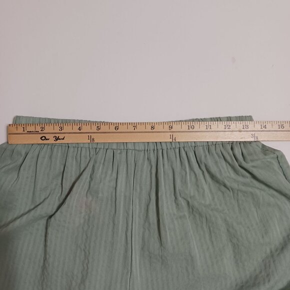 Chicwish Sunny Days Wide Leg Pants High Waist Casual Boho NWT Size M/L Green - Picture 10 of 14